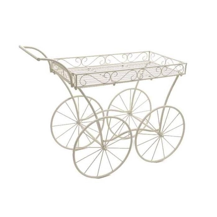 CARRETTO BIANCO 98X42X74CM